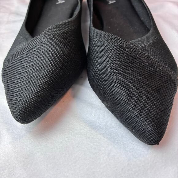 Mia Knit Flats Women's 8.5 Comfort Stretch Pointed Toe Office Casual Versatile - Picture 10 of 11